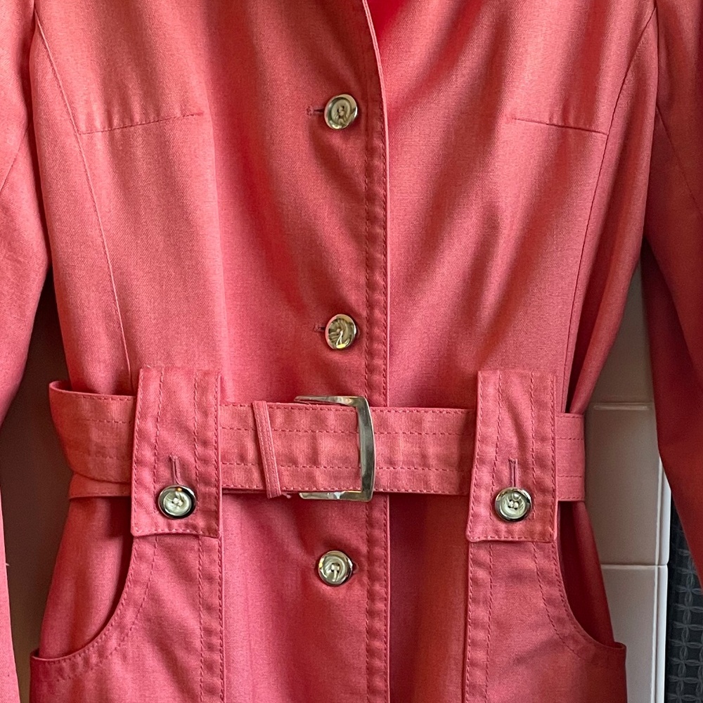 Vintage Coral London Fog Spring Coat